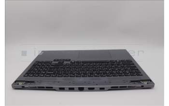 Lenovo 5CB1N84683 C-Cover with keyboard, Arabic, Luna Grey, RGB Backlight, US