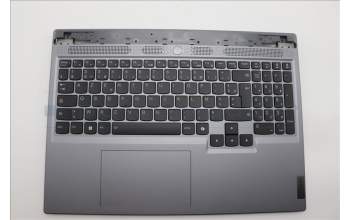 Lenovo 5CB1N84694 C-Cover with keyboard, French, Luna Grey, RGB Backlight, US