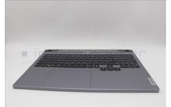 Lenovo 5CB1N84700 C-Cover with keyboard, Slovenian, Luna Grey, RGB Backlight, UK