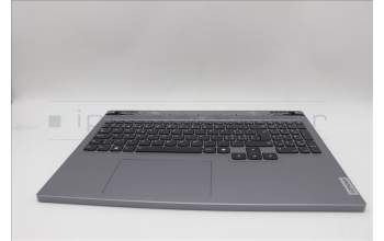Lenovo 5CB1N84701 C-Cover with keyboard, Switzerland, Luna Grey, RGB Backlight, UK