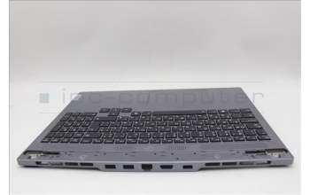 Lenovo 5CB1N84702 C-Cover with keyboard, Bulgarian, Luna Grey, RGB Backlight, UK