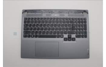 Lenovo 5CB1N84703 C-Cover with keyboard, Czech Slovakian, Luna Grey, RGB Backlight, UK