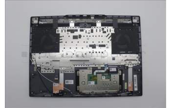 Lenovo 5CB1N84703 C-Cover with keyboard, Czech Slovakian, Luna Grey, RGB Backlight, UK