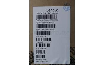 Lenovo 5CB1N84760 C-Cover with keyboard, English, Tidal Teal, w/puresight pro logo, US