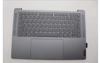 Lenovo 5CB1N90758 C-Cover with keyboard, Belgian, Luna Grey, UK