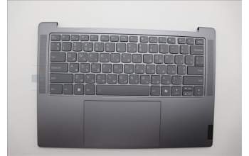 Lenovo 5CB1N90814 C-Cover with keyboard, Ukraine, Luna Grey, US
