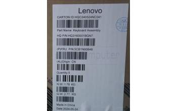 Lenovo 5CB1N90848 Tastatur inkl. Topcase ASM UKR H 83D3 ARGY