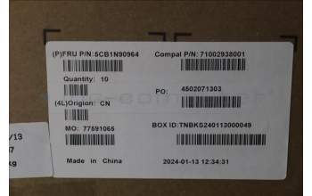 Lenovo 5CB1N90964 Lower Case C 83FW AL CG