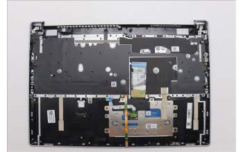 Lenovo 5CB1N90969 C-Cover with keyboard, US English Euro, Cloud Grey, Backlight, Fingerprint, US