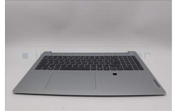 Lenovo 5CB1N90978 C-Cover with keyboard, Italian, Cloud Grey, Backlight, Fingerprint, UK