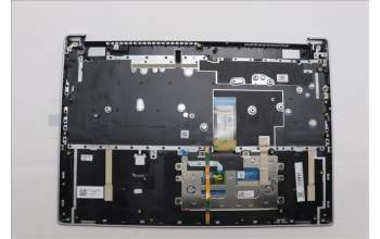 Lenovo 5CB1N90981 C-Cover with keyboard, Portuguese, Cloud Grey, Backlight, Fingerprint, UK