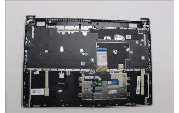 Lenovo 5CB1N90989 C-Cover with keyboard, Belgian, Cloud Grey, Backlight, Fingerprint, UK