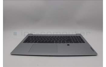 Lenovo 5CB1N90989 C-Cover with keyboard, Belgian, Cloud Grey, Backlight, Fingerprint, UK