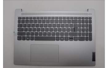 Lenovo 5CB1N91032 C-Cover with keyboard, Switzerland, Cloud Grey, Backlight, Non-Fingerprint, UK