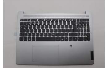 Lenovo 5CB1N92824 C-Cover with keyboard, Portuguese, Cloud Grey, Non-Backlight, Fingerprint, UK