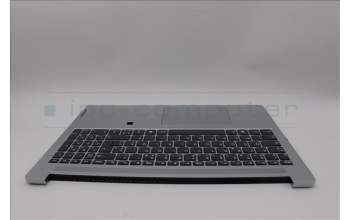 Lenovo 5CB1N92828 C-Cover with keyboard, French, Cloud Grey, Non-Backlight, Fingerprint, US