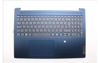 Lenovo 5CB1N93704 C-Cover with keyboard, French, Abyss Blue, Non-Backlight, Fingerprint, US