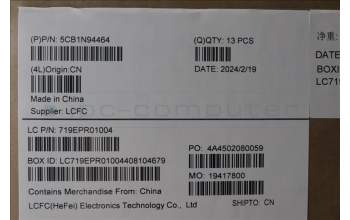 Lenovo 5CB1N94464 KP6B0_D_COVER_SIM_w/o rating silk