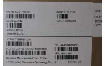 Lenovo 5CB1N94467 KP6B5_D_COVER_SIM_w/o rating silk