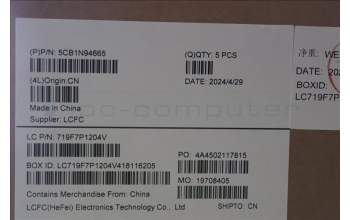Lenovo 5CB1N94665 Tastatur inkl. Topcase ASM_UK L 83E5AG NBL