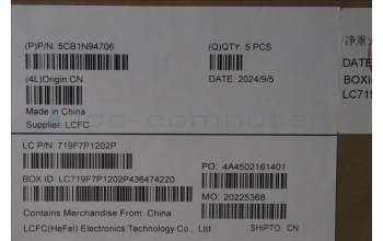Lenovo 5CB1N94706 Tastatur inkl. Topcase ASM_FRA L83E5NFP AG NBL