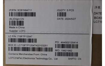 Lenovo 5CB1N94711 Tastatur inkl. Topcase ASM_HBW L83E5NFP AG NBL