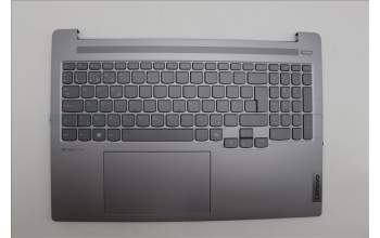 Lenovo 5CB1N94912 C-Cover with keyboard,Belgian,Arctic Grey