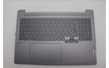 Lenovo 5CB1N94915 C-Cover with keyboard, Czech Slovakian, Arctic Grey, UK