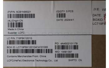 Lenovo 5CB1N95021 C-Cover with keyboard, UK English, Arctic Grey, UK