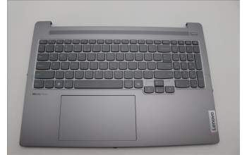 Lenovo 5CB1N95037 C-Cover with keyboard, US English Euro, Arctic Grey, US