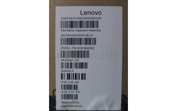 Lenovo 5CB1N95062 Tastatur inkl. Topcase ASM ENG H 83DS FP LG