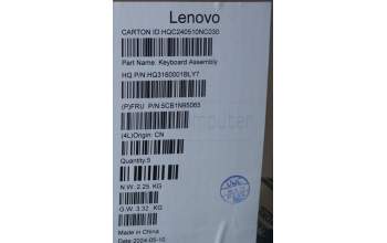 Lenovo 5CB1N95065 Tastatur inkl. Topcase ASM ITA H 83DS FP LG