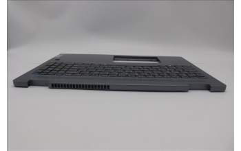 Lenovo 5CB1N95080 C-Cover with keyboard, Greek, Luna Grey, Fingerprint, US