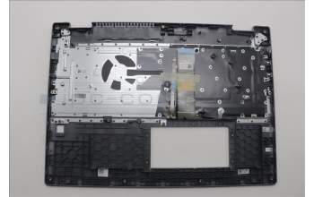 Lenovo 5CB1N95084 C-Cover with keyboard, Belgian, Luna Grey, Fingerprint, UK