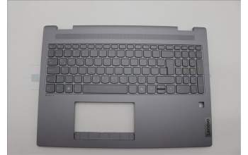 Lenovo 5CB1N95086 C-Cover with keyboard, Slovenian, Luna Grey, Fingerprint, UK