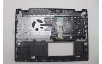 Lenovo 5CB1N95088 C-Cover with keyboard, US English Euro, Luna Grey, Fingerprint, US