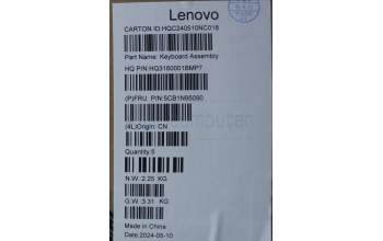 Lenovo 5CB1N95090 Tastatur inkl. Topcase ASM BUL H 83DS FP LG