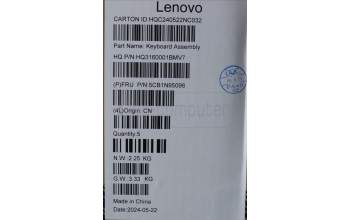 Lenovo 5CB1N95096 Tastatur inkl. Topcase ASM ITA H 83DS FP CB