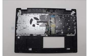 Lenovo 5CB1N95115 C-Cover with keyboard, Belgian, Cosmic Blue, Fingerprint, UK