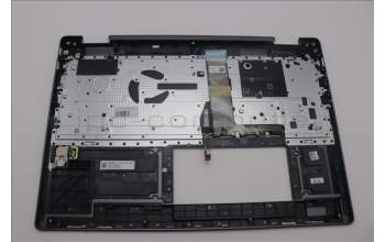 Lenovo 5CB1N95136 C-Cover with keyboard, Hebrew, Storm Grey, Fingerprint, US