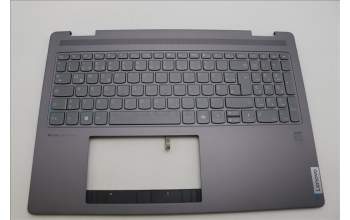 Lenovo 5CB1N95138 C-Cover with keyboard, German, Storm Grey, FingerPrint, UK