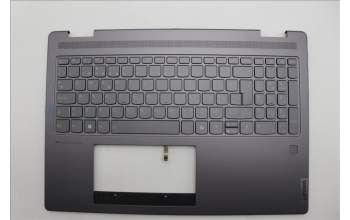 Lenovo 5CB1N95141 C-Cover with keyboard, Portuguese, Storm Grey, FingerPrint, UK