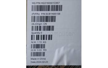 Lenovo 5CB1N95158 Tastatur inkl. TopcaseASM USA ENG H83DL FP SG