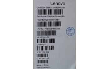 Lenovo 5CB1N95164 Tastatur inkl. TopcaseASM ITA H83DL NFP SG