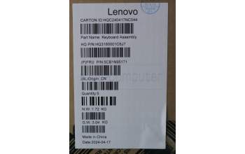 Lenovo 5CB1N95171 C-Cover with keyboard, Nordic, Storm Grey, Non-FingerPrint, UK