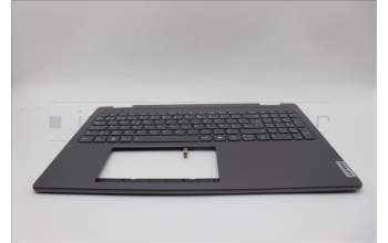 Lenovo 5CB1N95186 C-Cover with keyboard, Belgian, Storm Grey, Non-FingerPrint, UK