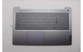 Lenovo 5CB1N95269 C-Cover with keyboard, German, Arctic Grey, Backlight, Fingerprint, UK