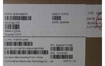 Lenovo 5CB1N95270 Tastatur inkl. Topcase ASM_GRE L 83E6FP AG BL