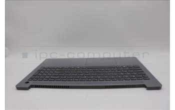 Lenovo 5CB1N95270 C-Cover with keyboard, Greek, Arctic Grey, Backlight, Fingerprint, US