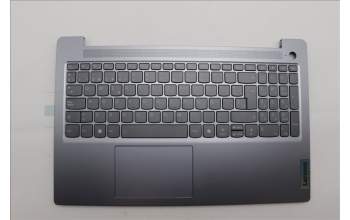 Lenovo 5CB1N95282 C-Cover with keyboard, Spanish, Arctic Grey, Backlight, Fingerprint, UK